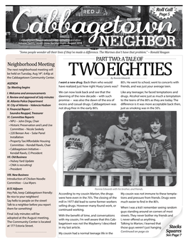 August 2018 Neighbor