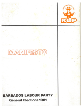 BLP Manifesto 1981