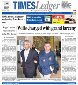 Wills Charged with Grand Larceny
