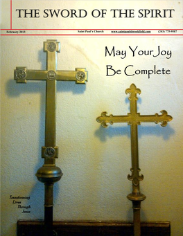 THE SWORD of the SPIRIT May Yourjoy Be Complete