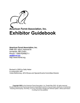Exhibitor Guidebook