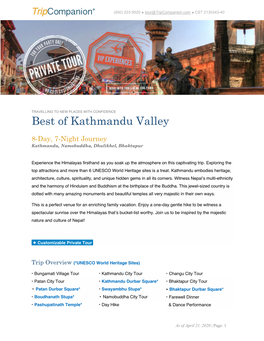 Best of Kathmandu Valley