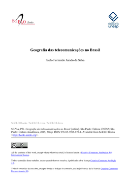 Geografia Das Telecomunicações No Brasil