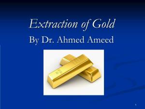 Extraction of Gold by Dr