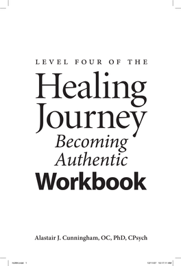 Healing Journey Becoming Authentic Workbook