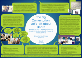 The Big Conversation: Let's Talk About Death