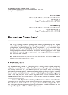 Romanian Canadiana1