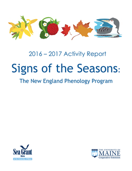 Signs of the Season 2016-2017 Activity Report