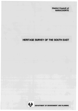 Naracoorte Heritage Survey of the South