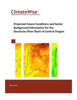 Climatic Conditions in the Klamath Basin of Southern Oregon And