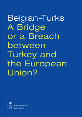 Belgian-Turks a Bridge Or a Breach Between Turkey and the European Union?