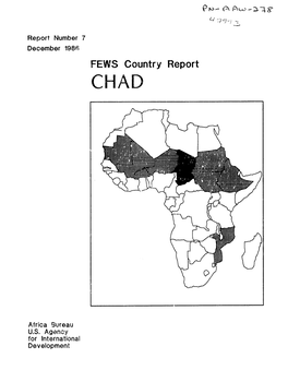 FEWS Country Report CHAD