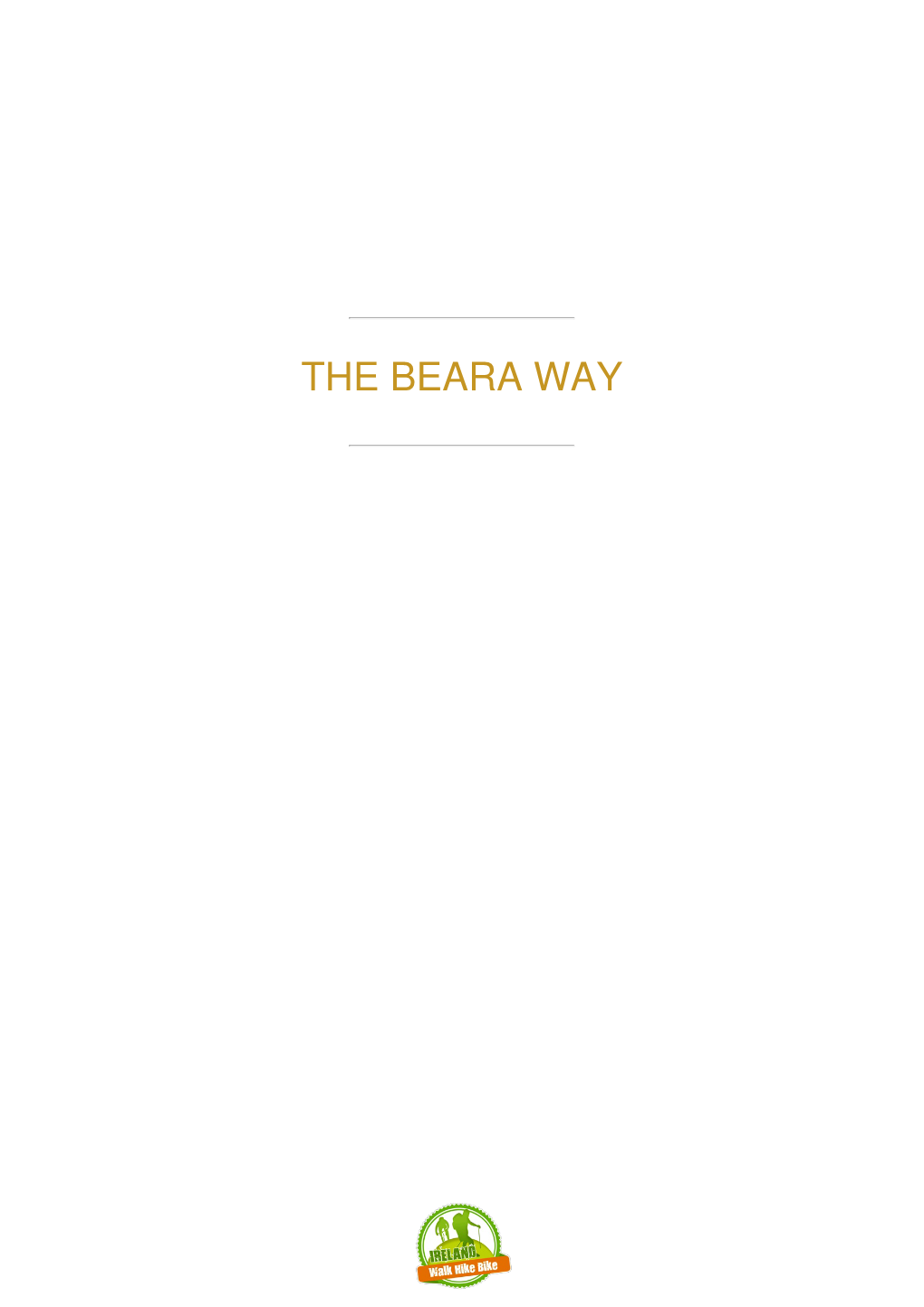 The Beara Way Itinerary at a Glance