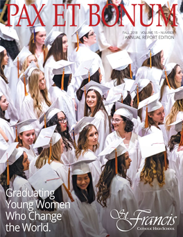 Graduating Young Women Who Change the World. in THIS ISSUE