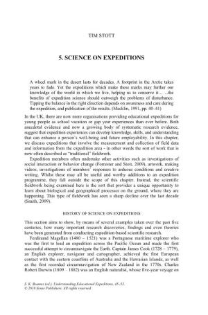 5. Science on Expeditions