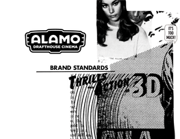 Brand Standards Table of Contents