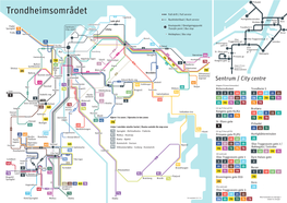 Linjekart for Trondheimsområdet Fra August 2019 (Pdf) (1MB)