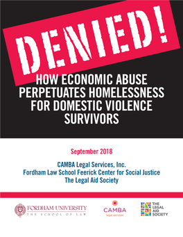 How Economic Abuse Perpetuates Homelessness for Domestic Violence Survivors