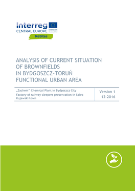 Brownfield Analysis of Bydgoszcz and Solec