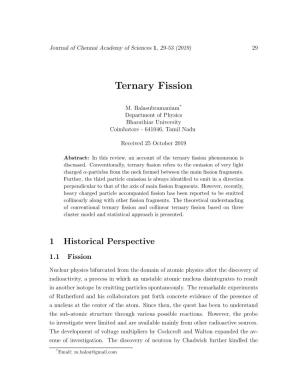 Ternary Fission