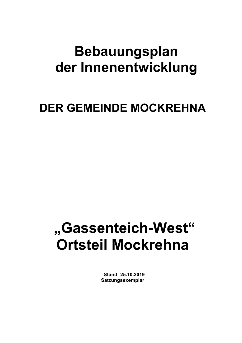 Ortsteil Mockrehna