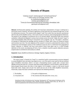 Genesis of Stupas