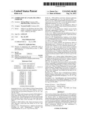 (12) United States Patent (10) Patent No.: US 8.242,146 B2 Klein Et Al