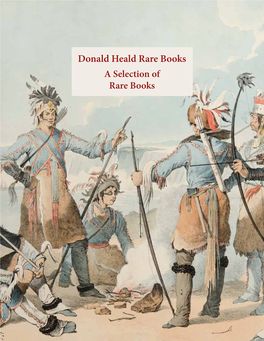 Donald Heald Rare Books a Selection of Rare Books