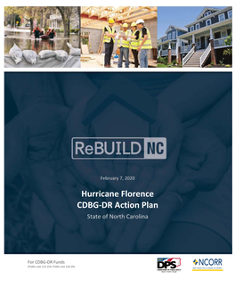 Hurricane Florence CDBG-DR Action Plan North Carolina Office of Recovery and Resiliency