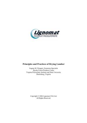 Principles and Practices of Drying Lumber