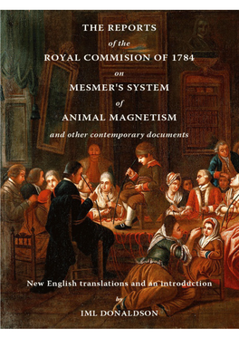 The Royal Commission on Animal Magnetism 1784