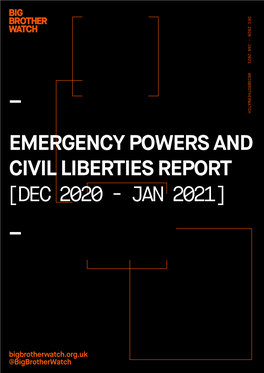 Emergency Powers and Civil Liberties Report DEC 2020