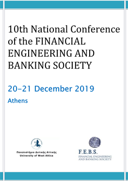 10Th National Conference of the FINANCIAL ENGINEERING and BANKING SOCIETY