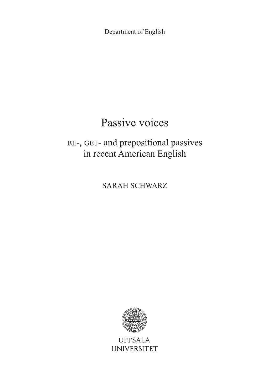 Passive Voices