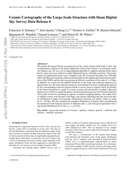 Cosmic Cartography of the Large-Scale Structure with Sloan