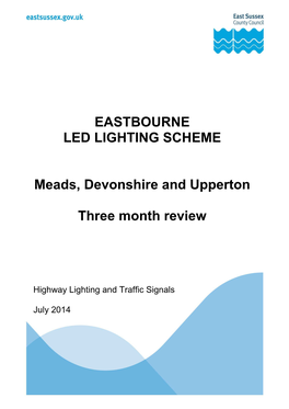 Meads, Devonshire and Upperton Three Month Project Review Final Document July 2014