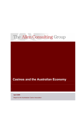 Casinos and the Australian Economy