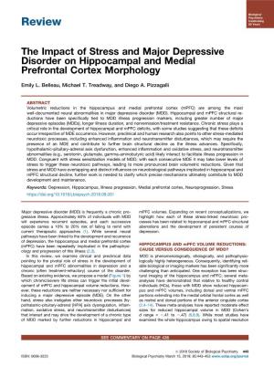 The Impact of Stress and Major Depressive Disorder on Hippocampal and Medial Prefrontal Cortex Morphology