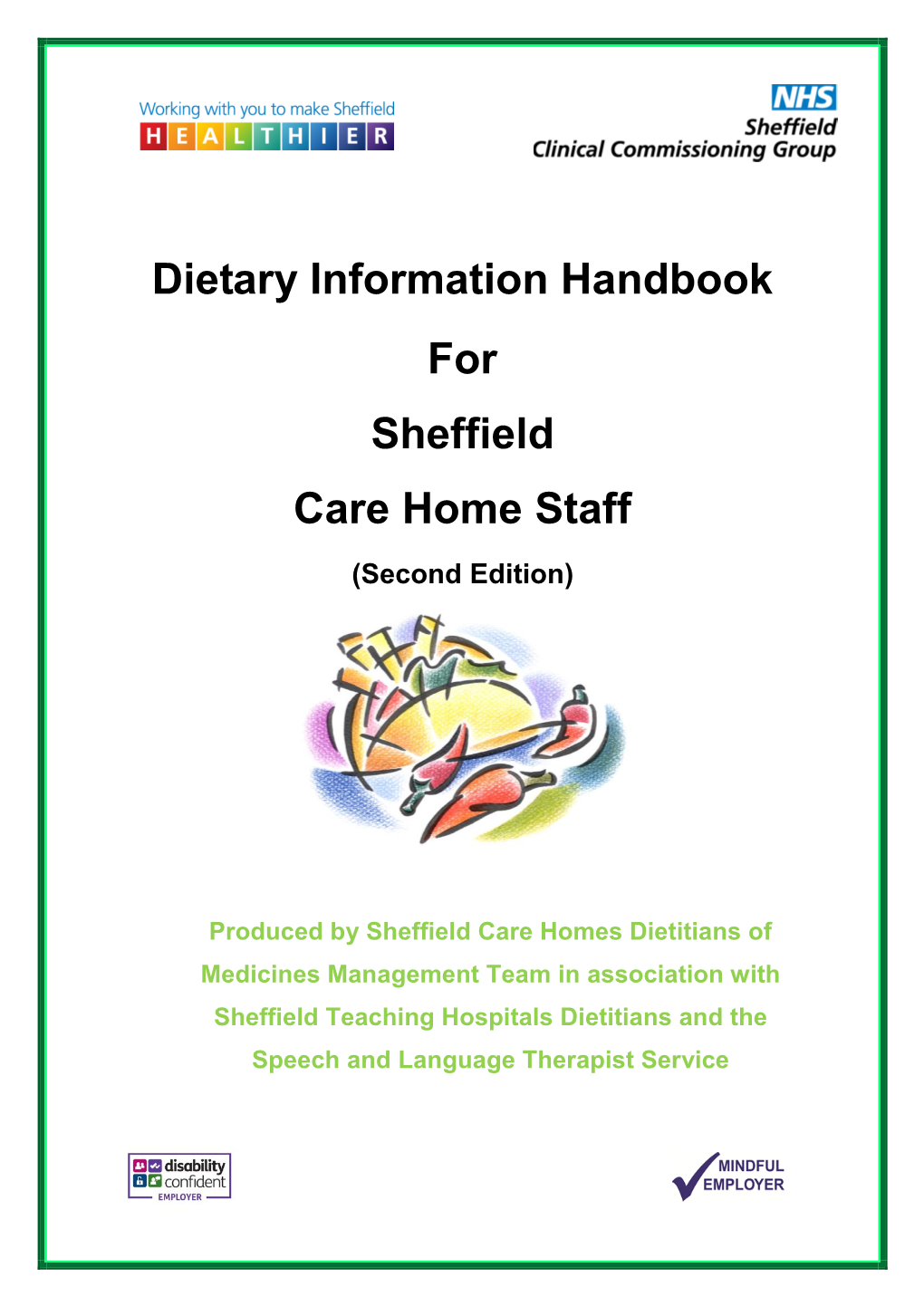 Dietary Information Handbook for Sheffield Care Home Staff