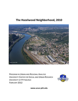 The Hazelwood Neighborhood, 2010