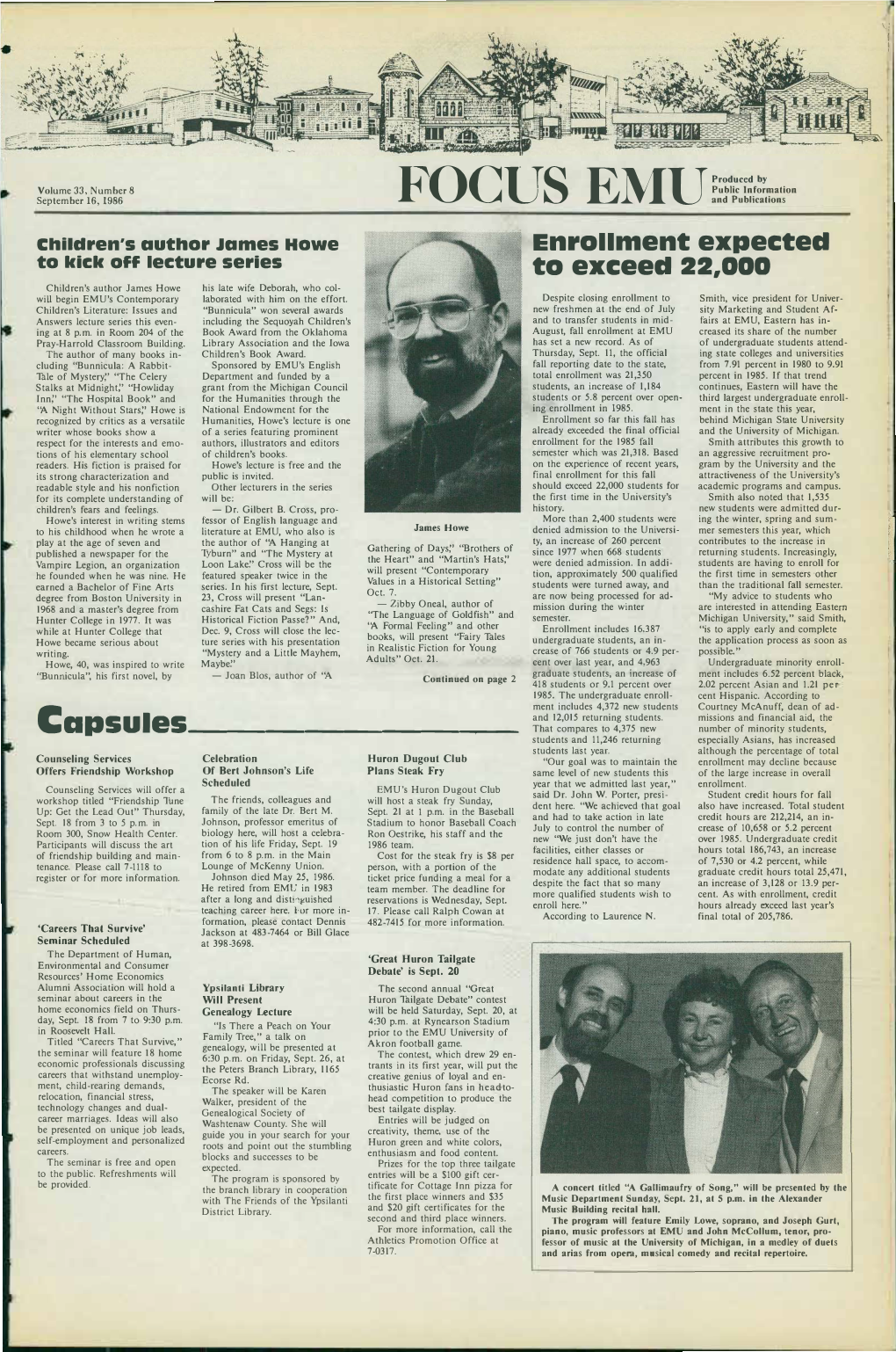 Focus EMU, September 16, 1986