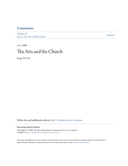 The Arts and the Church