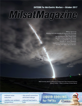 SATCOM for Net-Centric Warfare — October 2017 Milsatmagazine