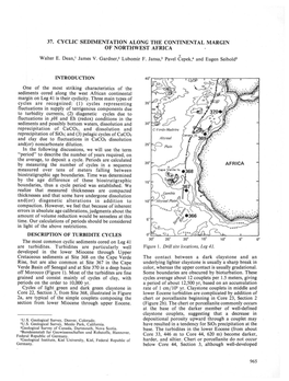 37. Cyclic Sedimentation Along the Continental Margin of Northwest Africa