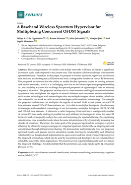 A Baseband Wireless Spectrum Hypervisor for Multiplexing Concurrent OFDM Signals