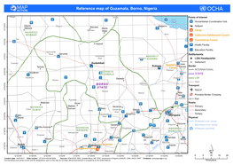 Xxx Reference Map of Guzamala, Borno, Nigeria
