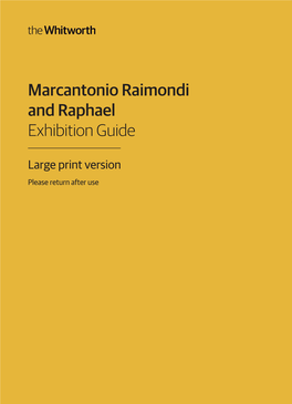 Marcantonio Raimondi and Raphael Exhibition Guide