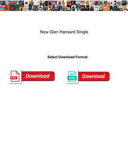 New Glen Hansard Single