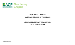 New Jersey Chapter American College of Physicians