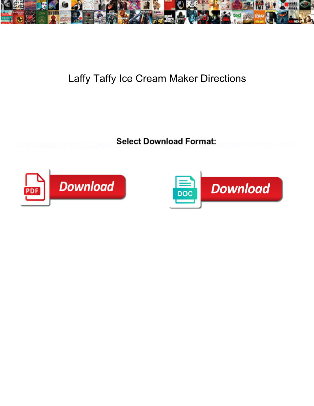 Laffy Taffy Ice Cream Maker Directions
